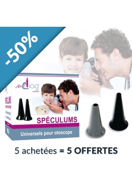 PACK 5 + 5 OFFERT SPECULUMS AURICULAIRES
