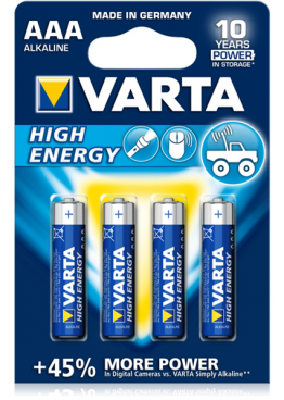 Piles Varta HIGH ENERGY LR03 AAA